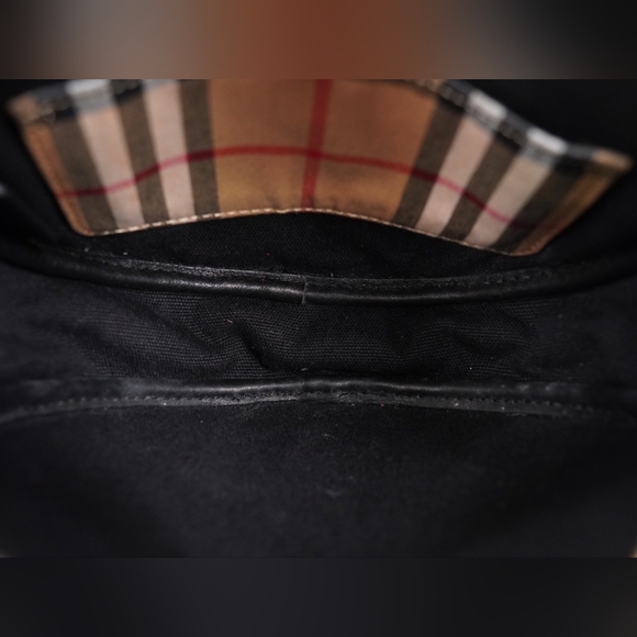 ❌️❌️SOLD❌️❌️BX48 💕 BURBERRY Vintage Check Cartoon Print Round Bag - Picture 14 of 14